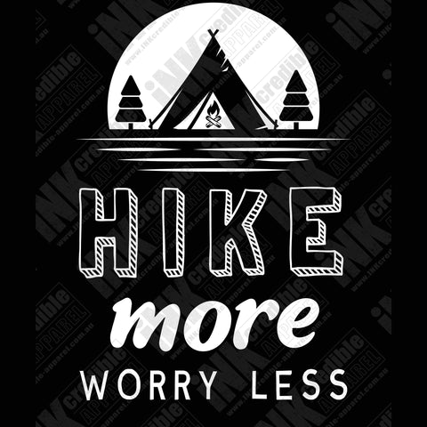 Hike More, Worry Less - Design