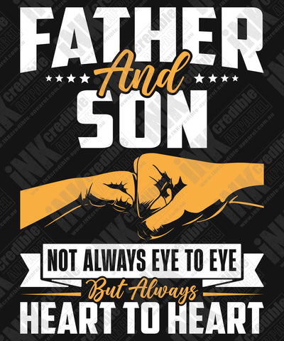 Father and Son, Heart to Heart - Design