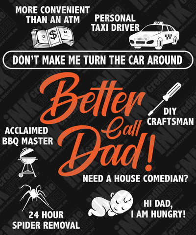 Better Call Dad - Design