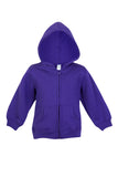 Baby/Toddler - Fleece "ZIPPER" Hoodie (Bright Colours)