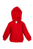 Baby/Toddler - Fleece "ZIPPER" Hoodie (Bright Colours)