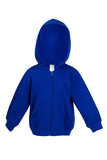 Baby/Toddler - Fleece "ZIPPER" Hoodie (Bright Colours)