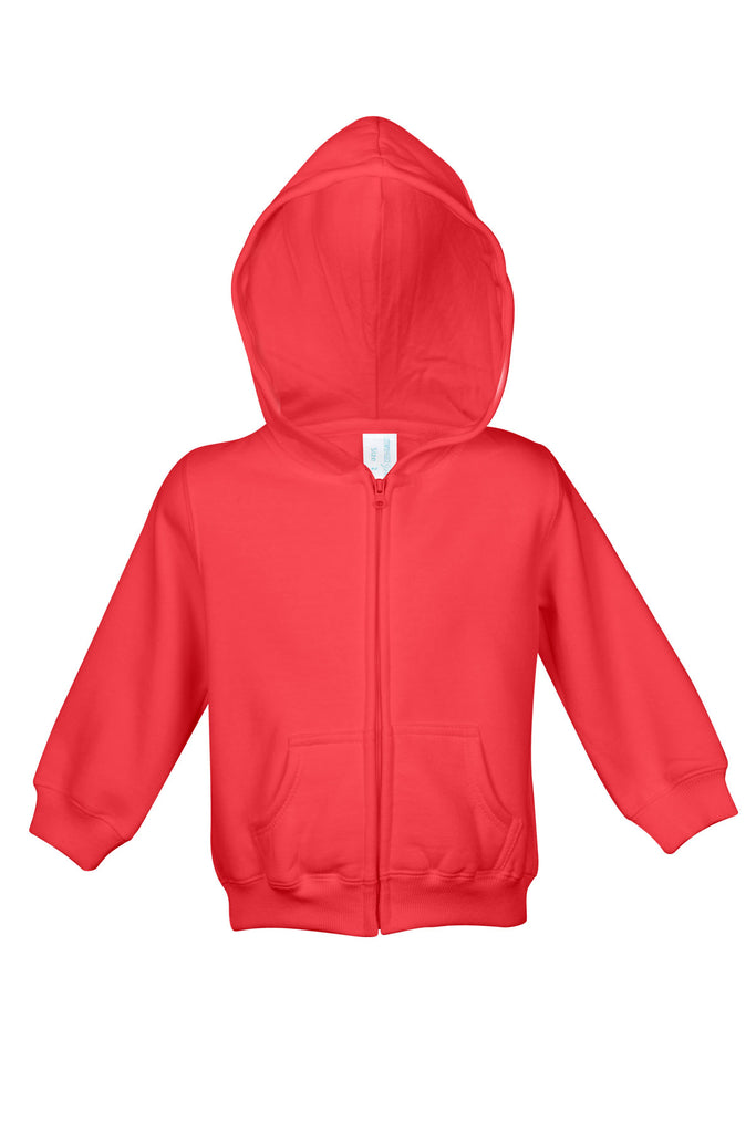 Baby red zip up hoodie outlet