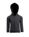 Baby/Toddler - Fleece "ZIPPER" Hoodie (Neutral Colours)