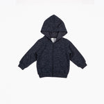 Baby/Toddler - Fleece "ZIPPER" Hoodie (Neutral Colours)