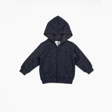 Baby/Toddler - Fleece "ZIPPER" Hoodie (Neutral Colours)