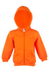 Baby/Toddler - Fleece "ZIPPER" Hoodie (Bright Colours)