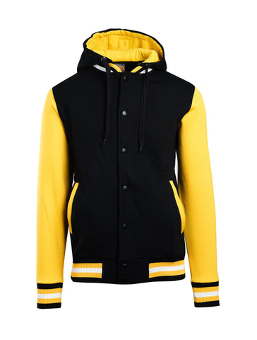 Unisex - Varsity Jacket with Hood