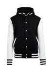 Unisex - Varsity Jacket with Hood