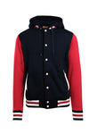 Unisex - Varsity Jacket with Hood