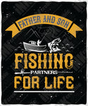 Father and Son Fishing - Design
