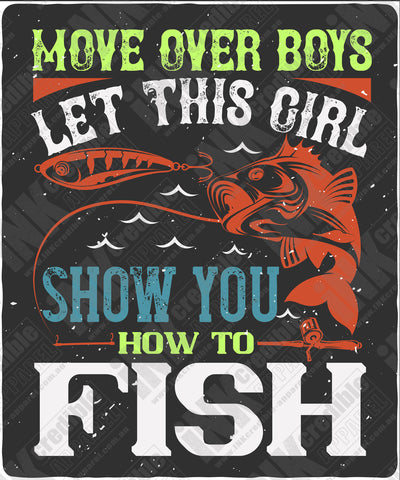 Fishing Girl - Design