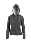 Junior / Womens - "ZIPPER" Hoodies with Pocket (Neutral Colours)