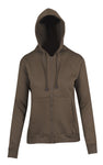 Junior / Womens - "ZIPPER" Hoodies with Pocket (Neutral Colours)