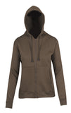 Junior / Womens - "ZIPPER" Hoodies with Pocket (Neutral Colours)