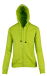 Junior / Womens - "ZIPPER" Hoodies with Pocket (Bright Colours)