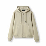 Junior / Womens - "ZIPPER" Hoodies with Pocket (Neutral Colours)