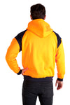 Hi-Vis Shoulder Contrast Zipper Hoodies