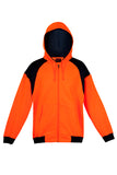 Hi-Vis Shoulder Contrast Zipper Hoodies