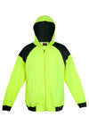 Hi-Vis Shoulder Contrast Zipper Hoodies