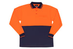 Hi-Vis Long Sleeve Polo - Unisex