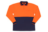 Hi-Vis Long Sleeve Polo - Unisex