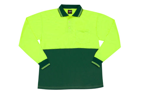 Hi-Vis Long Sleeve Polo - Unisex