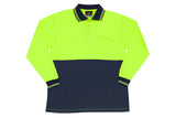 Hi-Vis Long Sleeve Polo - Unisex