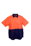 Hi-Vis 100% Combed Cotton Drill Short Sleeve - Unisex
