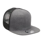 SPIKE | Plain Heather Flat Peak Trucker Cap