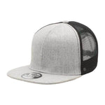 SPIKE | Plain Heather Flat Peak Trucker Cap