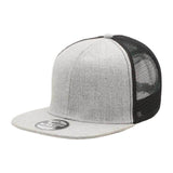 SPIKE | Plain Heather Flat Peak Trucker Cap