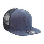 SPIKE | Plain Heather Flat Peak Trucker Cap